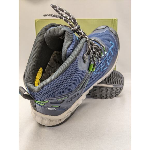 Keen Men's NXIS Evo Mid WP Height Waterproof Hiking Shoe Navy Size 8 - Picture 3 of 12
